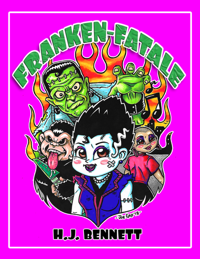 Cute comic version of "Franken-Fatale" by the talented Joseph Grotesque. Thanks, Joe!